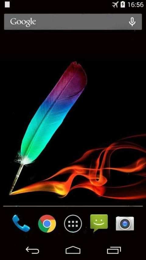 Feather Live Wallpaper स्क्रीनशॉट 5