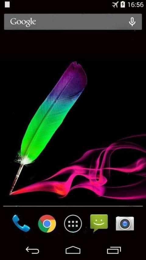 Feather Live Wallpaper स्क्रीनशॉट 3