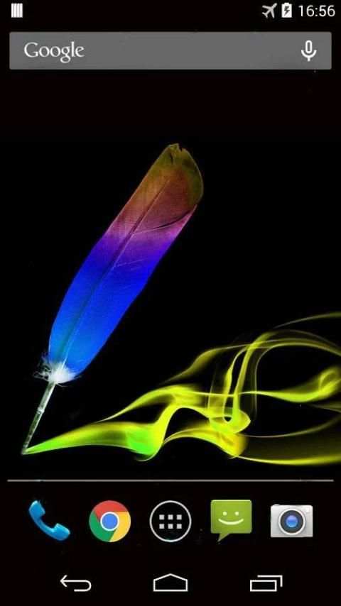 Feather Live Wallpaper स्क्रीनशॉट 2