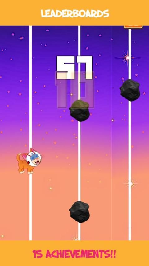 Jumpy Space Cat 3 تصوير الشاشة