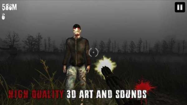 Zombie Shooter 3D : Jungle Run screenshot 2