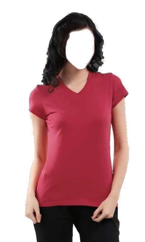 Woman T-shirt Photo Montage 5 تصوير الشاشة