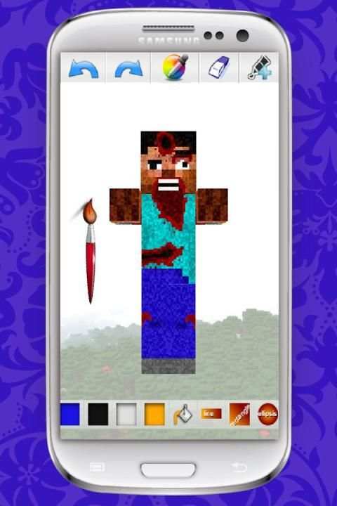 Skin Editor Minecraft 1.8 screenshot 1