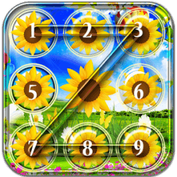 Sunflower Pattern Lock Screen icon