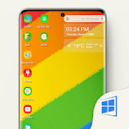 ikon Rainbow Colorful Theme for Computer Launcher