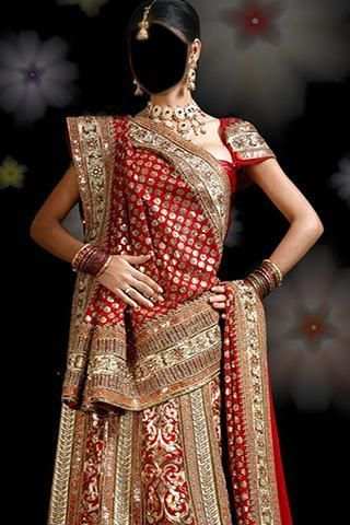 Indian Bridal Photo Montage 7 تصوير الشاشة