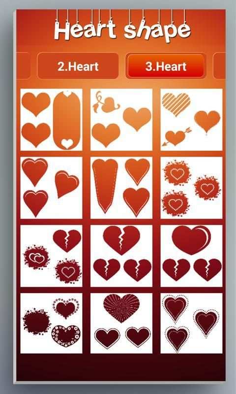 Heart Shape Collage скриншот 4