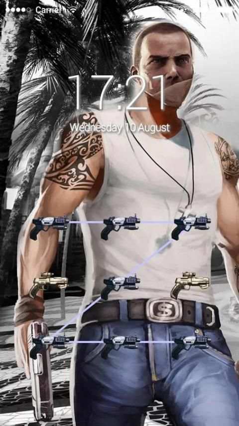 Applock Theme Gangstar स्क्रीनशॉट 4