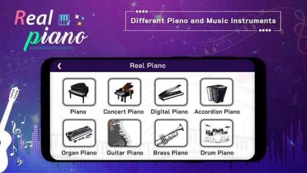 Piano Keyboard 2020 : Learn Piano Music Keyboard स्क्रीनशॉट 2