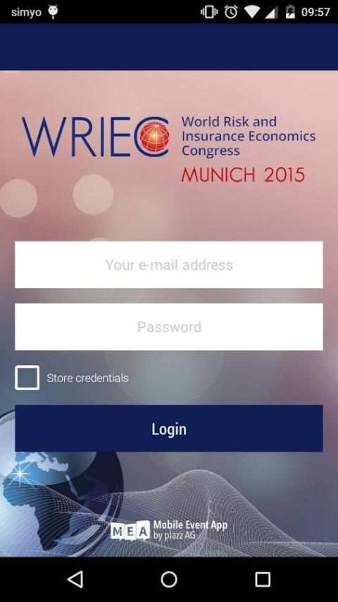 WRIEC 2015 – Congress App 1 تصوير الشاشة
