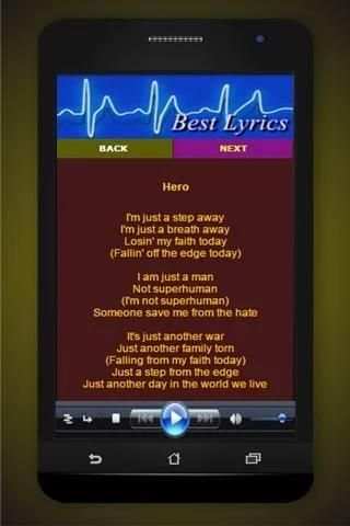 Song Lyrics Skillet screenshot 1