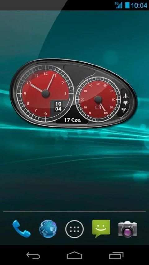 Car Widgets - Red Super Car स्क्रीनशॉट 1