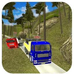 Truck Driving Hill Simulation