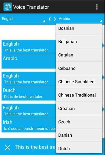 Translator screenshot 2