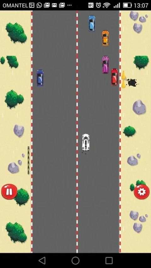 Racing in car स्क्रीनशॉट 3