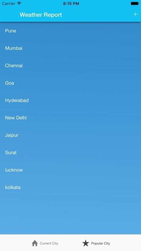 Weather-Report screenshot 1