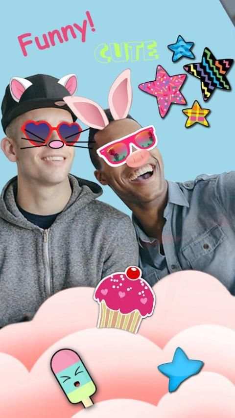 Cute Face Swap Photo Stickers screenshot 2