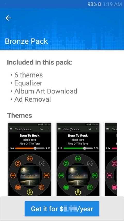 Car Tunes 3 - Music Player 2 تصوير الشاشة