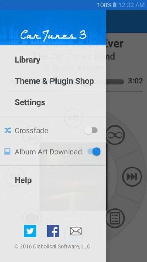 Car Tunes 3 - Music Player 4 تصوير الشاشة