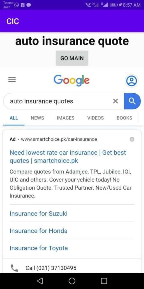 CIC: Car Insurance Companies स्क्रीनशॉट 3