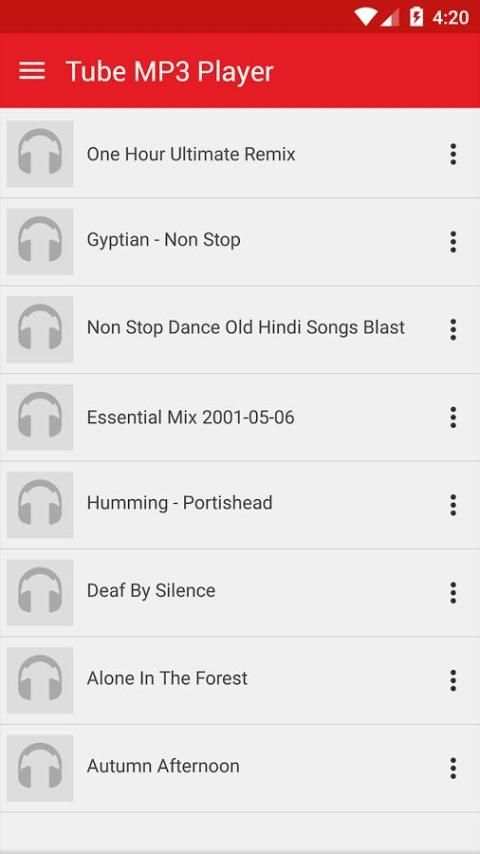 Tube MP3 Music Player скриншот 4