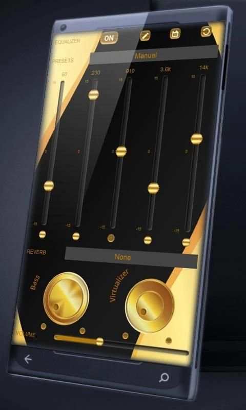 Black and gold PlayerPro Skin screenshot 3