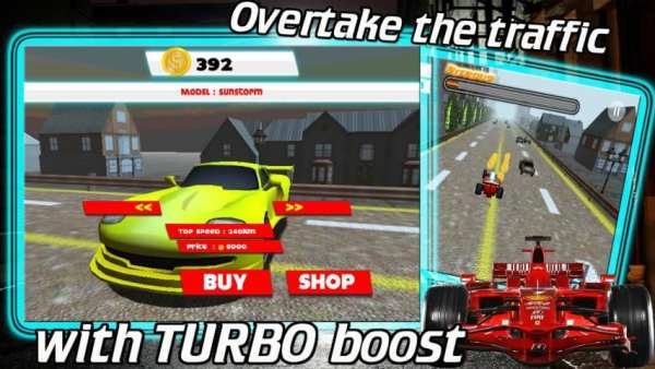Turbo Traffic Racer screenshot 1