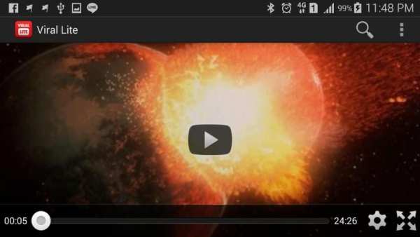 Viral Lite (Youtube Player) 1 تصوير الشاشة