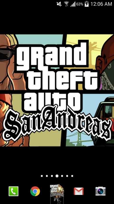 GTA Grand Theft Auto San Andreas Launcher Theme HD screenshot 2