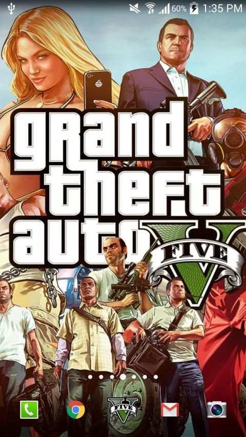 GTA Grand Theft Auto V Launcher Theme HD screenshot 1