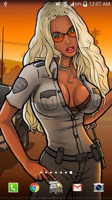 GTA Grand Theft Auto San Andreas Launcher Theme HD screenshot 3