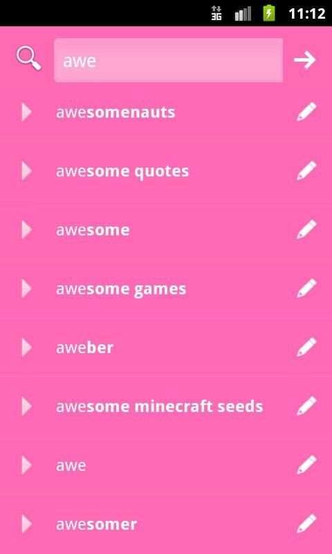 Pink Google Mobile screenshot 6
