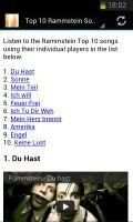 Rammstein Top 10 Songs screenshot 6