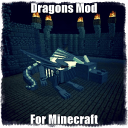 Dragons mod for minecraft أيقونة