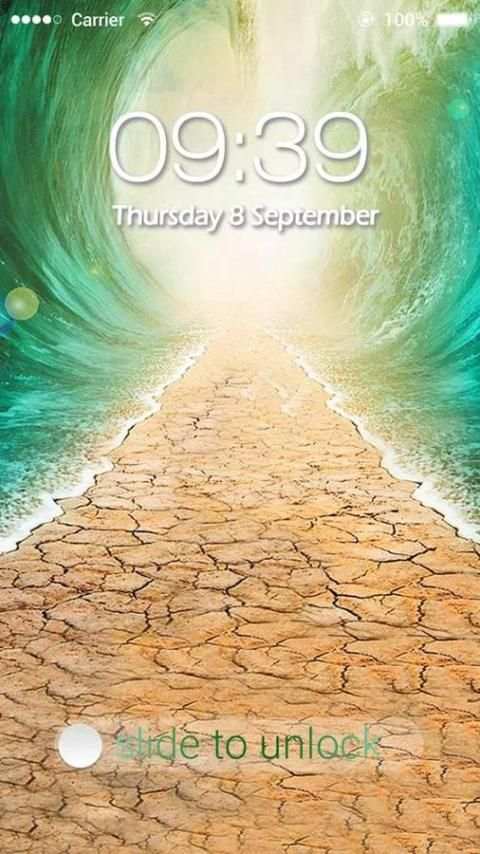 Applock Theme Waterfall 1 تصوير الشاشة