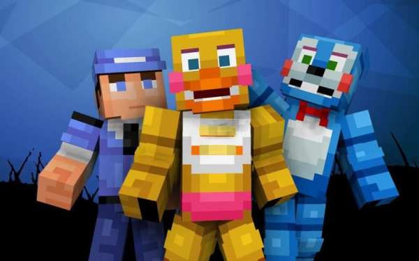 Skins FNAF for Minecraft PE 2 تصوير الشاشة