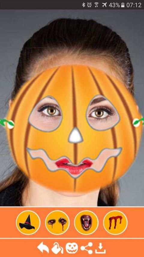 Halloween Face Makeup скриншот 1