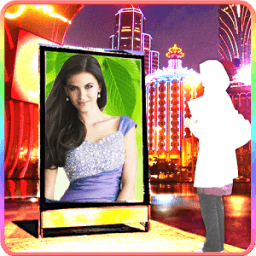 Hoarding photo frames icon