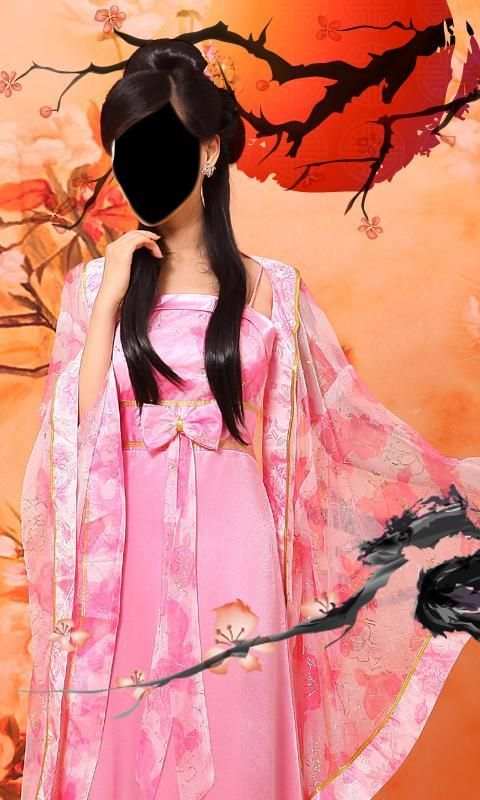 Chinese Dress Photo Montage 2 تصوير الشاشة