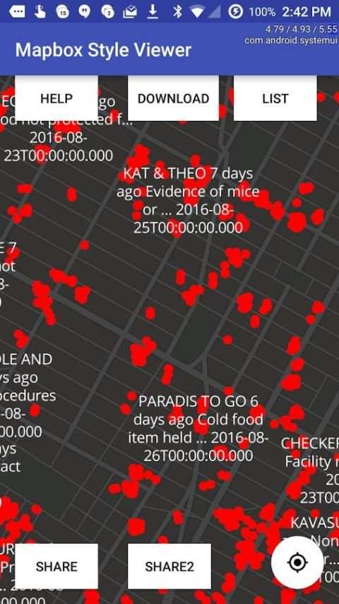 Mapbox Style Viewer скриншот 2
