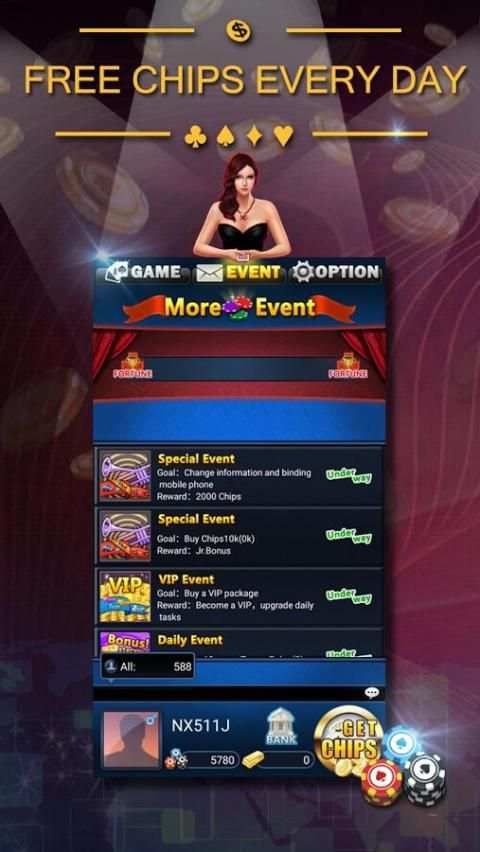 Texas Poker Deluxe screenshot 1