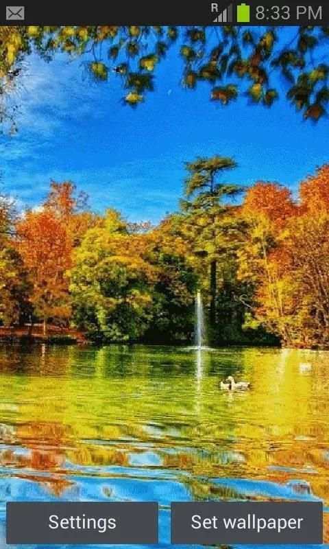 Colorful Lake Live Wallpaper 3 تصوير الشاشة