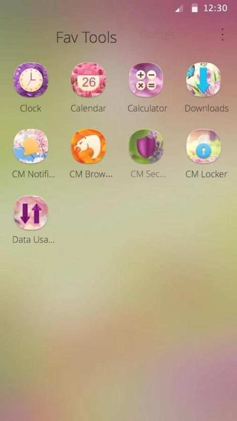 Spring Love CM Launcher Theme 2 تصوير الشاشة