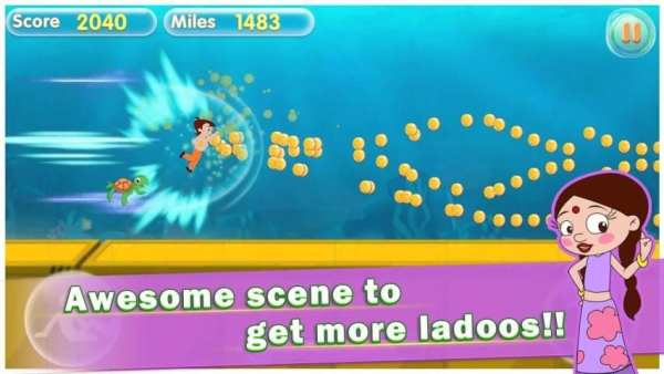 Chhota Bheem Sea Race 2 تصوير الشاشة