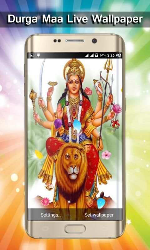 Durga Maa Live Wallpaper स्क्रीनशॉट 2
