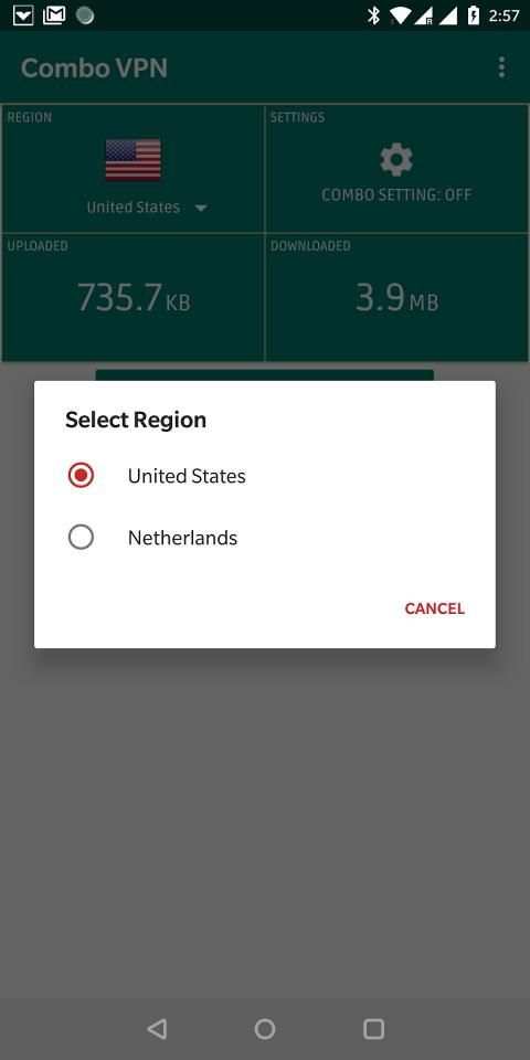 Combo VPN स्क्रीनशॉट 2
