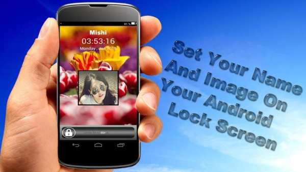 Kunci layar nama foto screenshot 5
