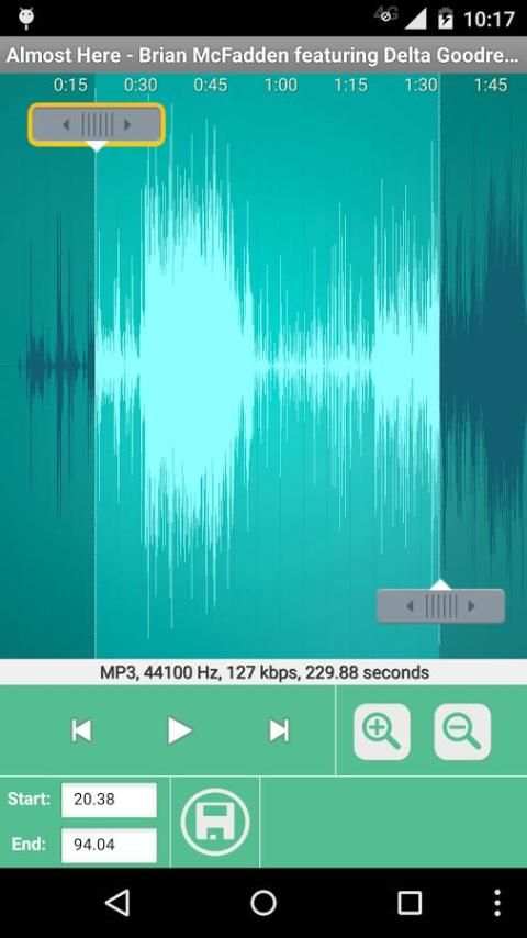mp3 cutter screenshot 2