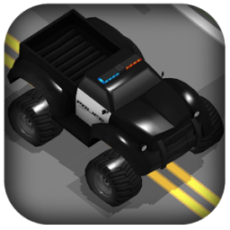 Police Car Zigzag Adventure 3D أيقونة