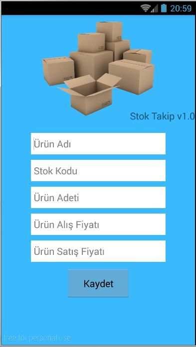 Stok Takip screenshot 1